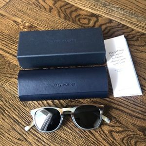 WARBY PARKER sunglasses, right ear piece offset